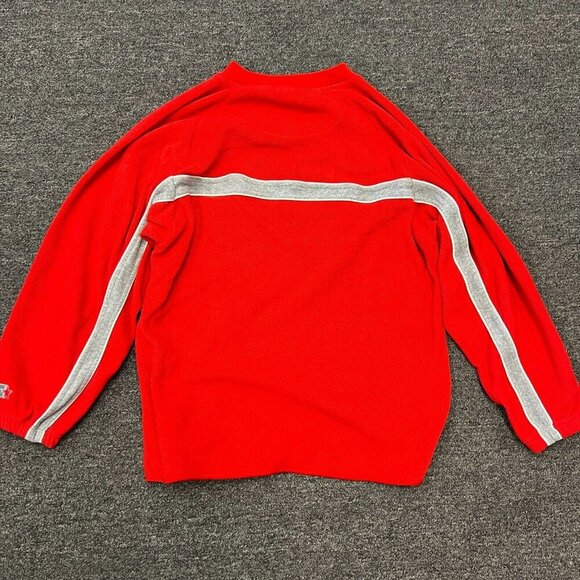 Vintage 90s Y2K Starter Team Ohio State Buckeyes OSU Pullover Fleece Sweatshirt - Picture 11 of 15